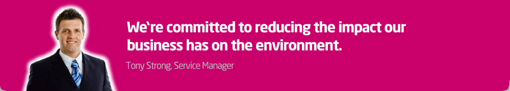 We are committed to improving our efficiency in the use of all resources and adopt greener technologies where appropriate.