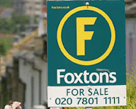 Foxtons for sale sign