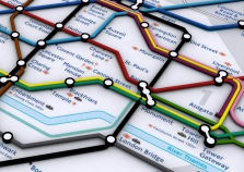 Postcode map of London