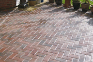 Brick driveway